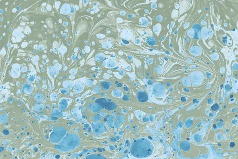 Ebru marble conch effect surface pattern design for print Illustrazione stock