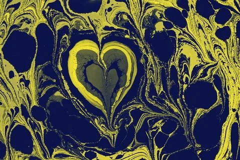 Ebru marble conch effect surface pattern design for print Illustrazione stock