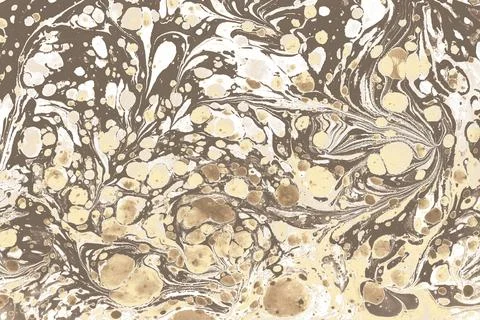 Ebru marble conch effect surface pattern design for print Illustrazione stock
