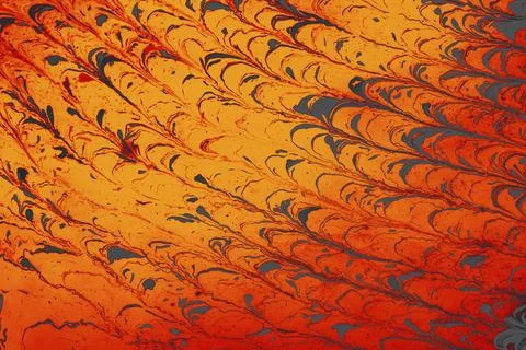Ebru marble conch effect surface pattern design for print 스톡 일러스트