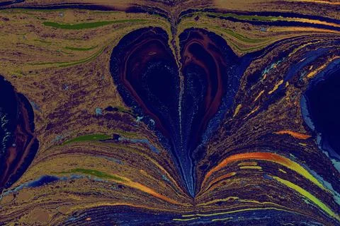 Ebru marble conch effect surface pattern design for print 스톡 일러스트