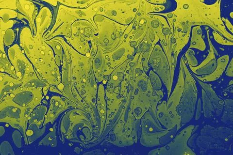 Ebru marble conch effect surface pattern design for print Stock Illustration