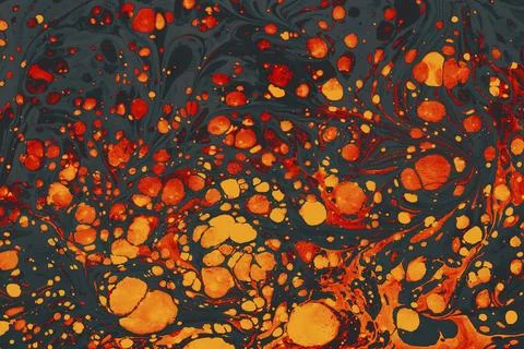 Ebru marble conch effect surface pattern design for print Illustrazione stock
