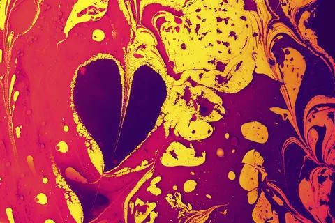 Ebru marble conch effect surface pattern design for print Illustrazione stock
