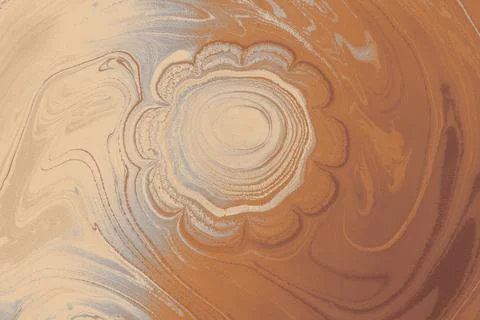 Ebru marble effect with floral pattern design for print Stock Photos