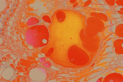 Ebru marble effect pattern design for print イラスト素材