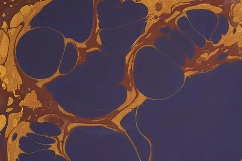 Ebru marble effect pattern design for print Stock Illustration