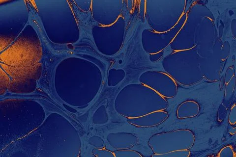 Ebru marble effect pattern design for print Stock Illustration