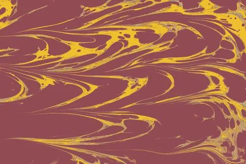 Ebru marble effect pattern design for print イラスト素材