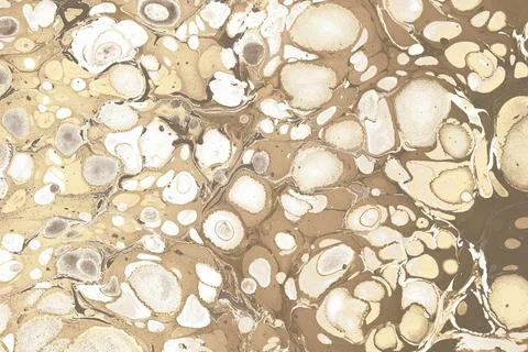 Ebru marble effect pattern design for print Stock Illustration