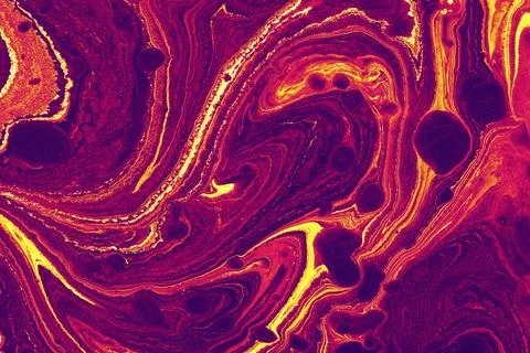 Ebru marble effect pattern design for print Illustrazione stock