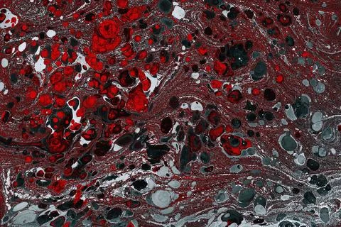 Ebru marble effect pattern design for print Stock Illustration
