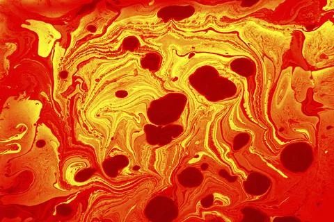 Ebru marble effect pattern design for print Stock Illustration
