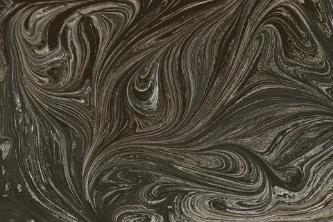 Ebru marble effect pattern design for print イラスト素材