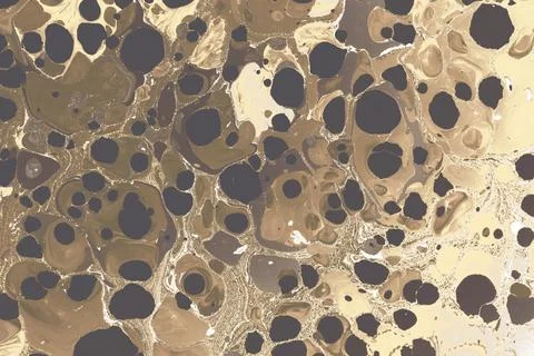 Ebru marble effect pattern design for print Stock Illustration