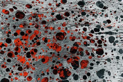 Ebru marble effect pattern design for print イラスト素材