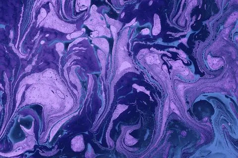 Ebru marble effect pattern design for print Illustrazione stock