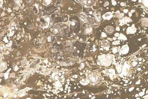 Ebru marble effect pattern design for print Stock Illustration