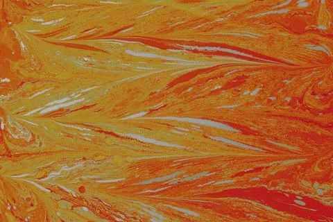 Ebru marble effect pattern design for print Stock Illustration