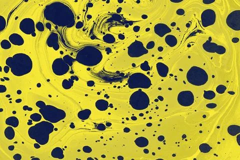 Ebru marble effect pattern design for print Stock Illustration