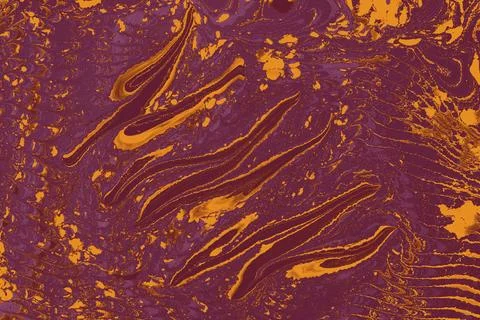 Ebru marble effect pattern design for print Illustrazione stock