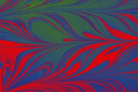 Ebru marble effect pattern design for print 스톡 일러스트