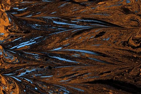 Ebru marble effect pattern design for print Illustrazione stock