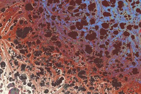 Ebru marble effect surface pattern design for print イラスト素材