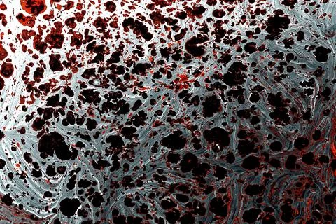 Ebru marble effect surface pattern design for print Stock Illustration