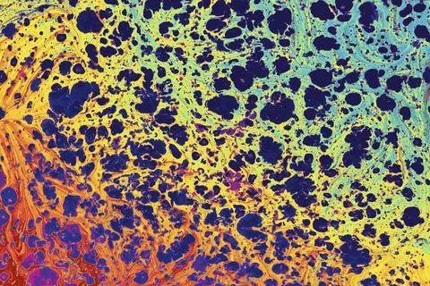 Ebru marble effect surface pattern design for print イラスト素材