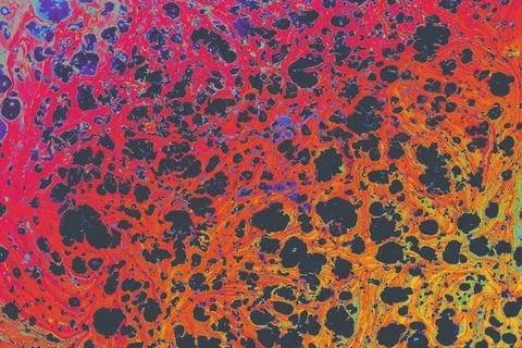 Ebru marble effect surface pattern design for print Stock Illustration