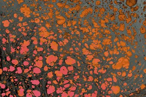 Ebru marble effect surface pattern design for print Stock Illustration