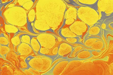 Ebru marble effect surface pattern design for print Stock Illustration