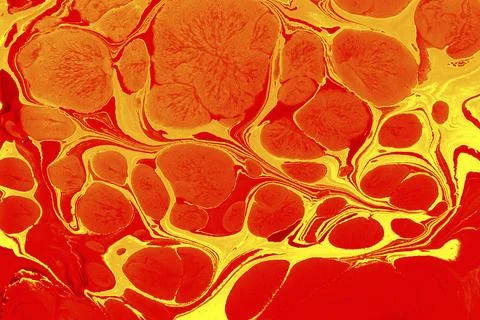 Ebru marble effect surface pattern design for print イラスト素材