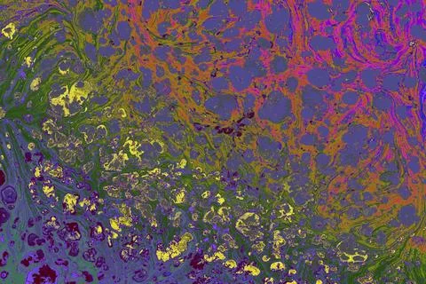 Ebru marble effect surface pattern design for print Stock Illustration