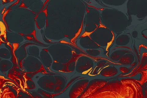 Ebru marble effect surface pattern design for print Illustrazione stock