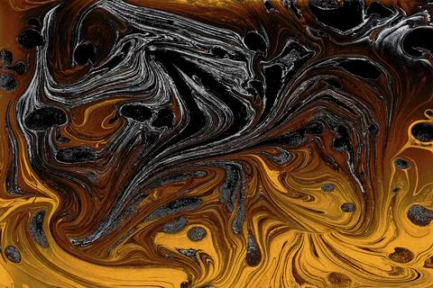 Ebru marble effect surface pattern design for print Illustrazione stock