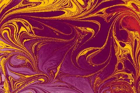Ebru marbling effect surface pattern design for print Stock Illustration