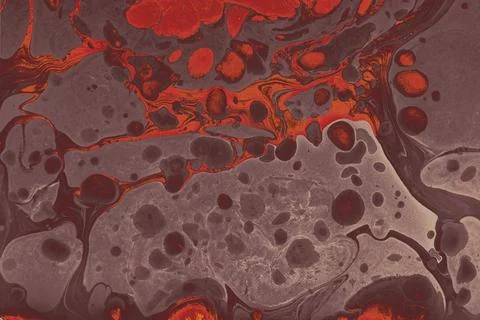 Ebru marbling effect surface pattern design for print Illustrazione stock