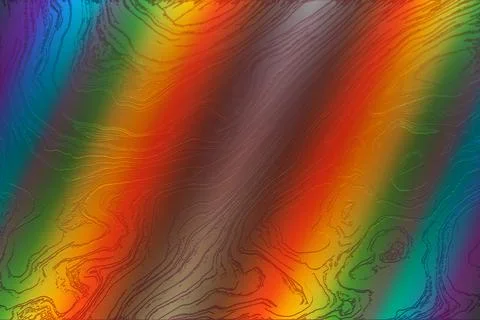 Ebru marbling effect surface pattern design for print Illustrazione stock