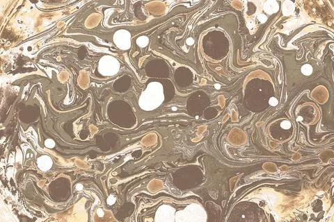 Ebru marbling effect surface pattern design for print Stock Illustration