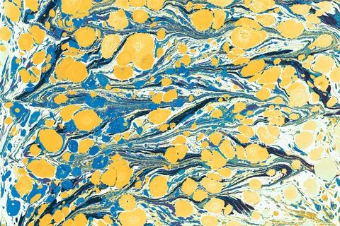 Ebru marbling effect surface pattern design for print Illustrazione stock