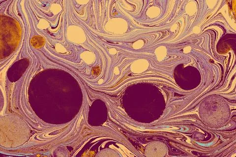 Ebru marbling effect surface pattern design for print Illustrazione stock