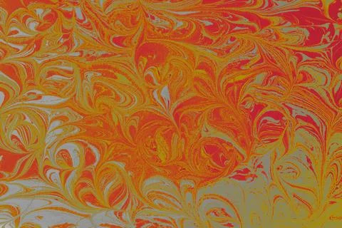 Ebru marbling effect surface pattern design for print Illustrazione stock