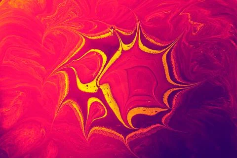 Ebru marbling effect surface pattern design for print Illustrazione stock