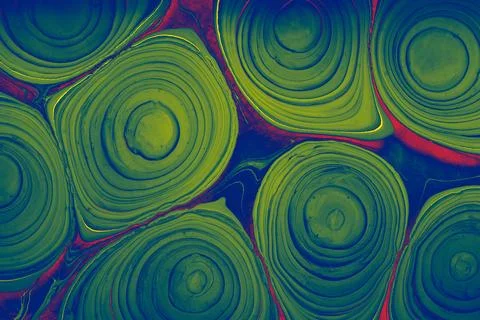 Ebru marbling effect surface pattern design for print Stockillustratie