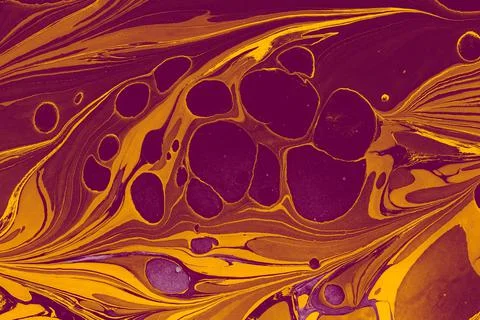 Ebru marbling effect surface pattern design for print Stock Photos
