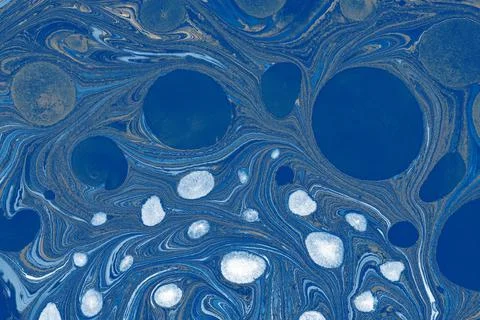 Ebru marbling effect surface pattern design for print 스톡 사진