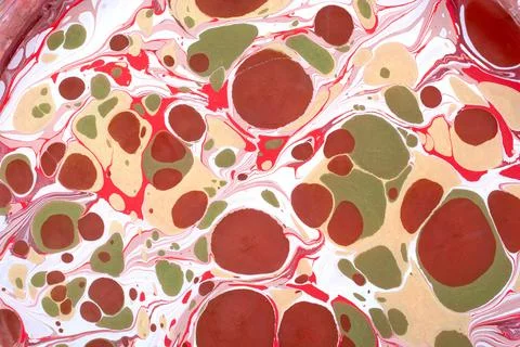 Ebru marbling effect surface pattern design for print Foto stock