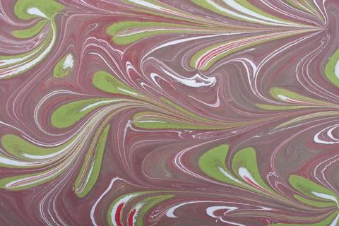 Ebru marbling effect surface pattern design for print Foto stock